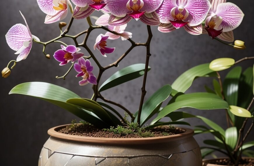 Mastering Orchid Watering: Tips For Different Potting Materials