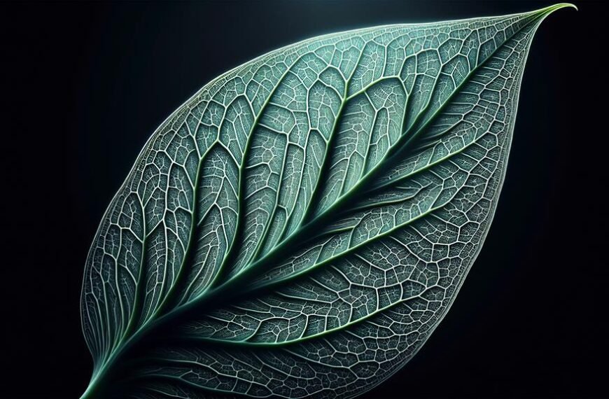 analyzing orchid leaf veins