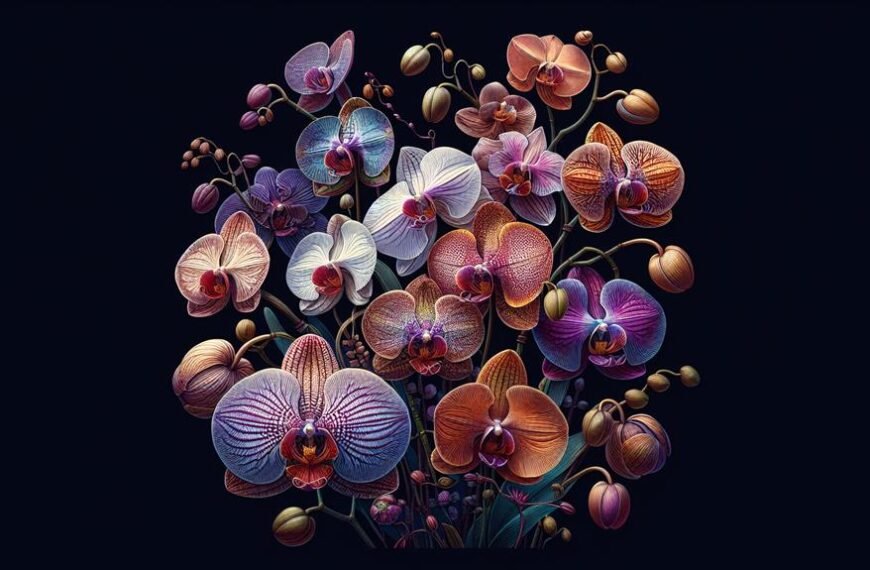 beautiful orchid species showcased