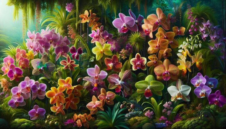 colorful orchid species list