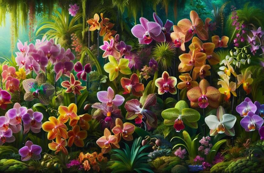 colorful orchid species list