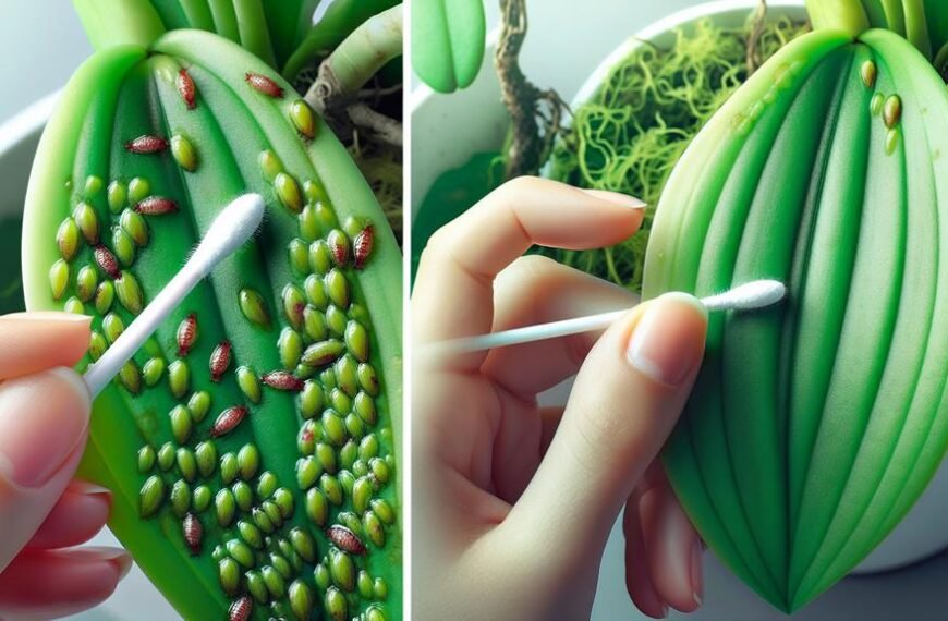 combat orchid scale infestation