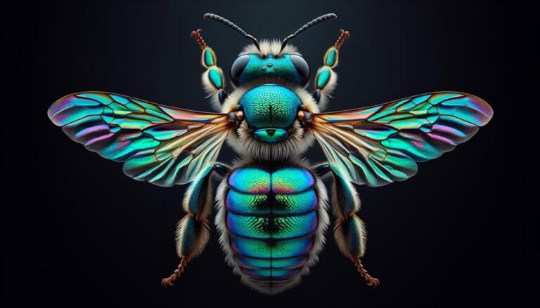 distinctive eulaema meriana bee