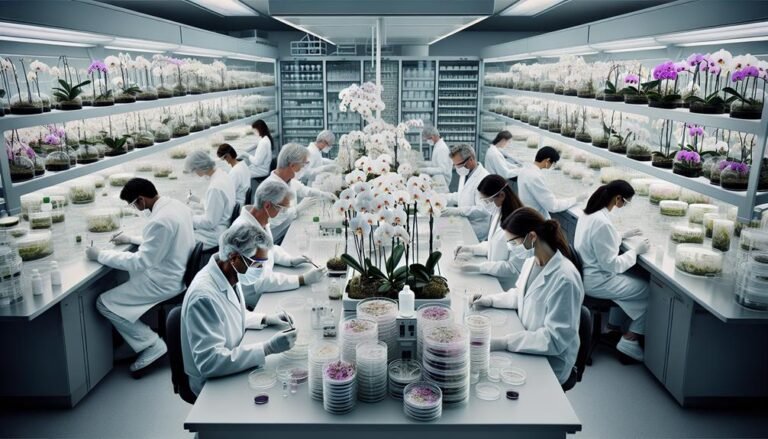 growing orchids through tissue culture