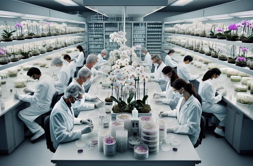 growing orchids through tissue culture