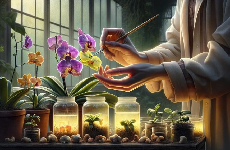 hybridize orchids with precision