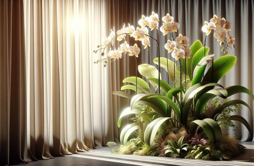 ideal lighting for indoor orchids