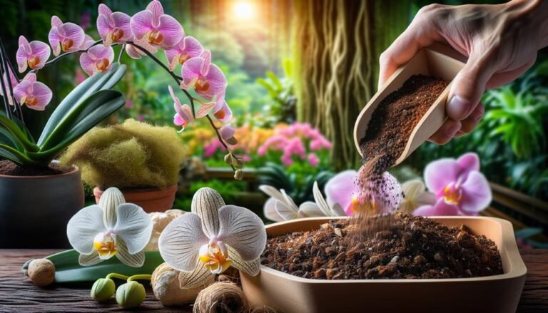 ideal orchid soil mixture