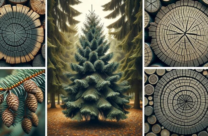 identifying spruce tree features