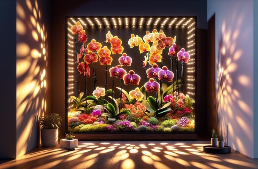 indoor orchid lighting guide