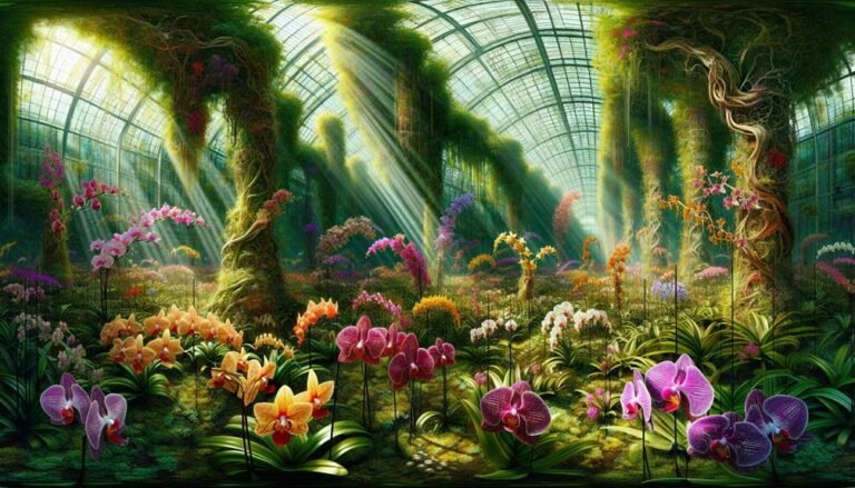 mysterious year round orchid blooms