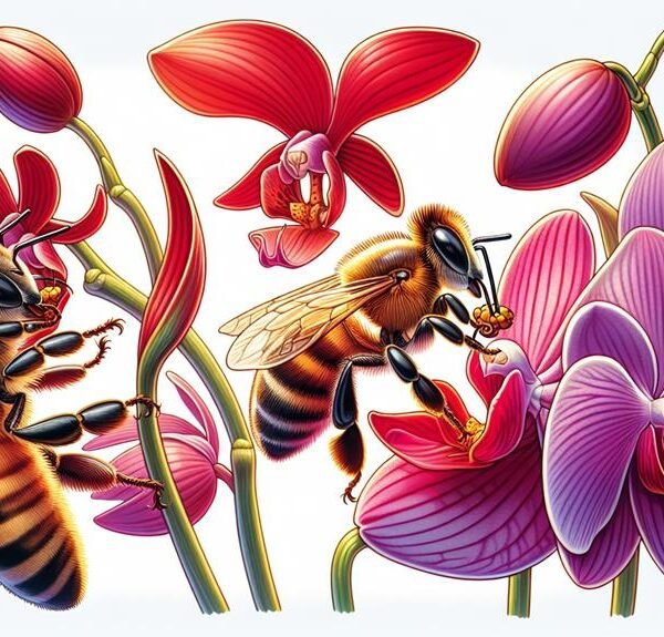 natural pollination in orchids