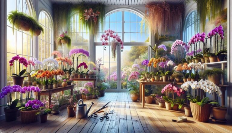 nurturing optimal conditions for orchids