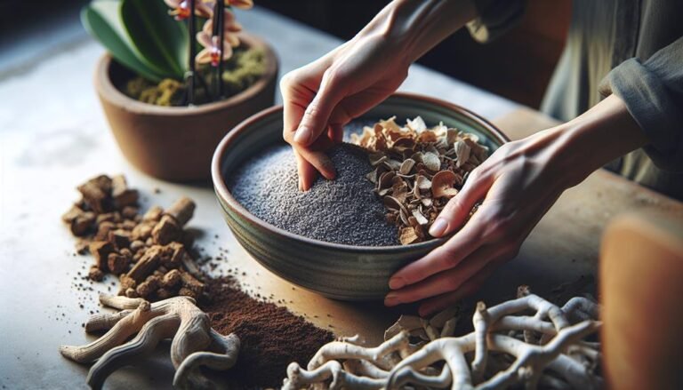 optimal orchid soil mix