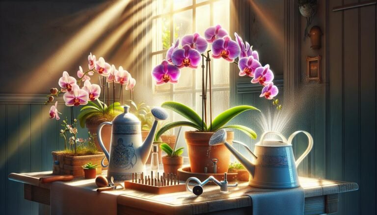 optimal orchid watering routine