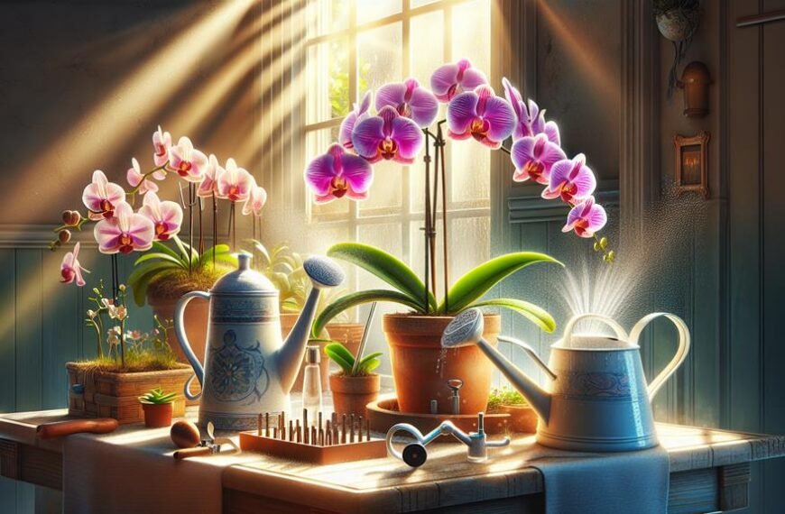 optimal orchid watering routine