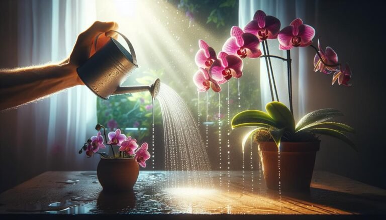 optimal orchid watering routine