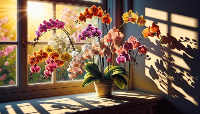 optimizing light for orchids