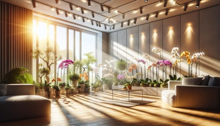 optimizing light for orchids