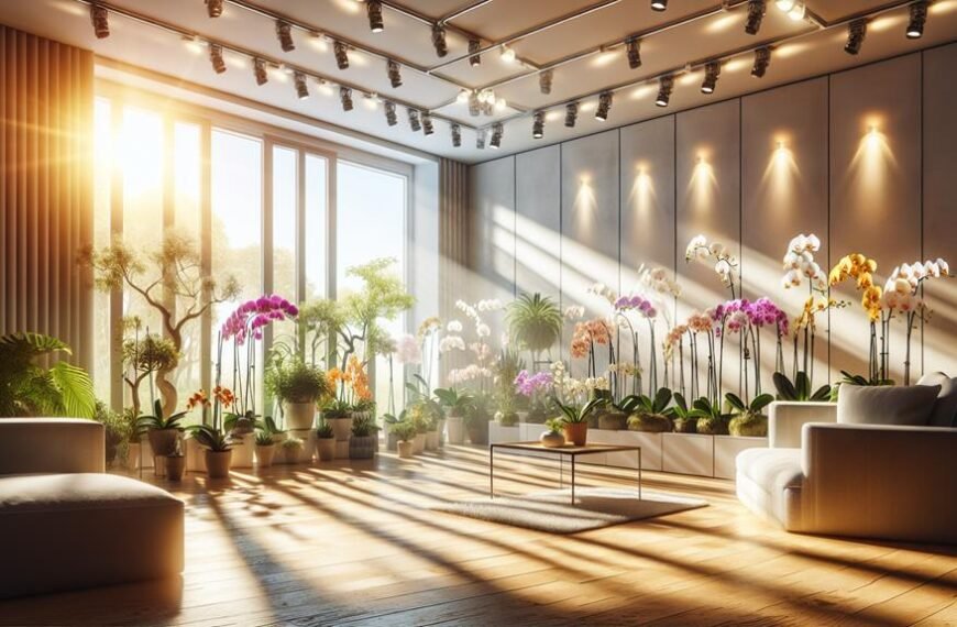 optimizing light for orchids