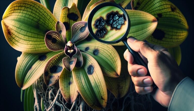 orchid black rot treatment