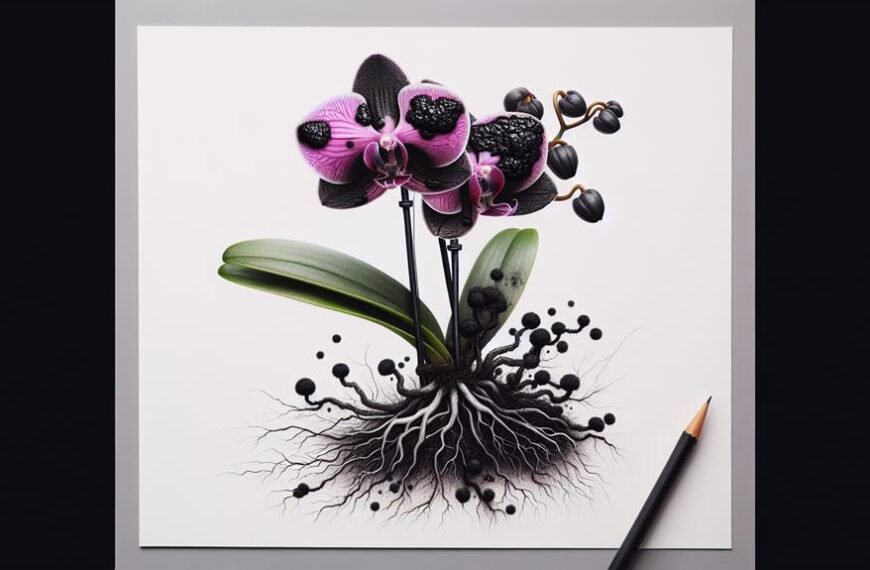 orchid black rot treatment