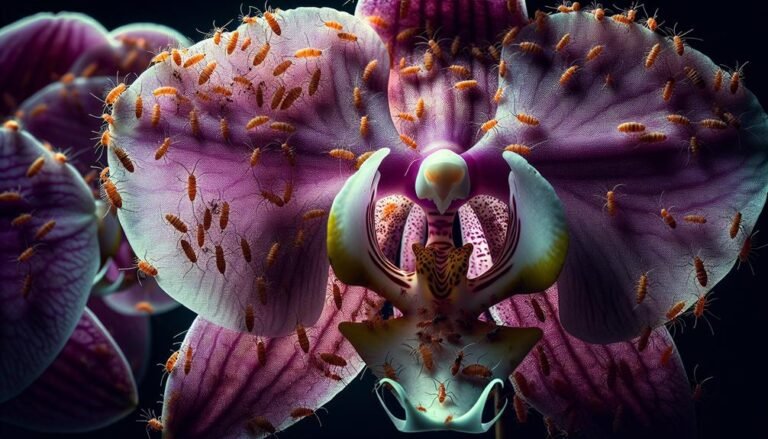 orchid bloom thrips removal