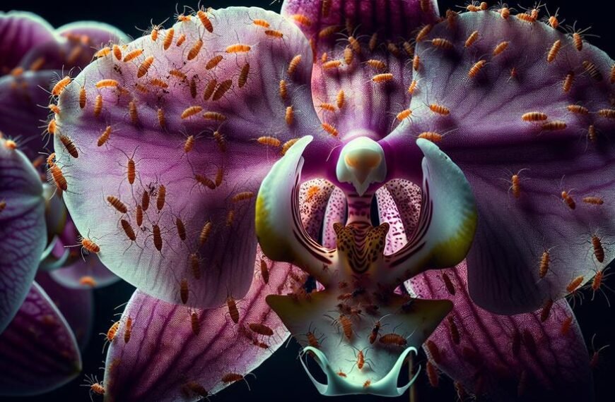 orchid bloom thrips removal