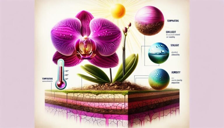 orchid blooming season variables