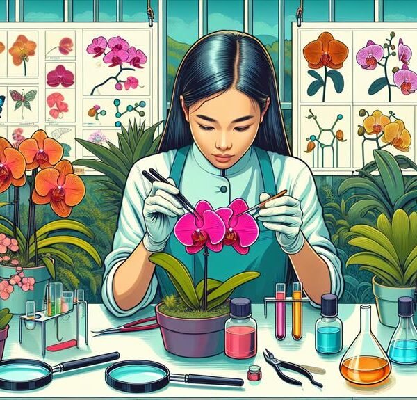 orchid breeding techniques detailed