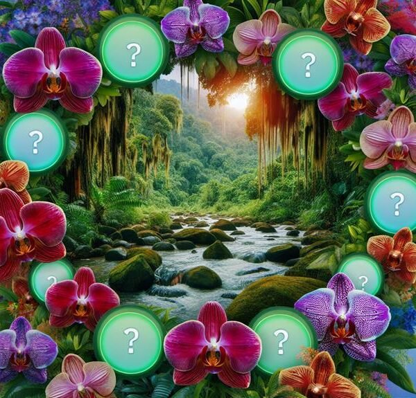 orchid conservation in rainforest