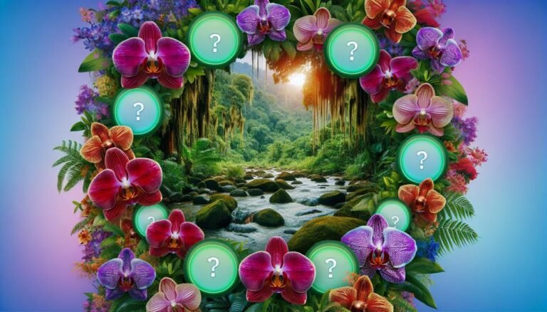 orchid conservation in rainforest