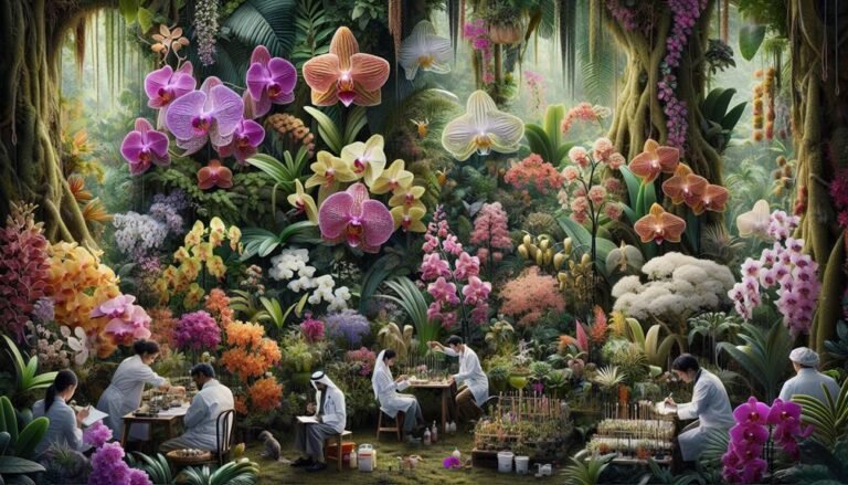 orchid conservation in rainforest