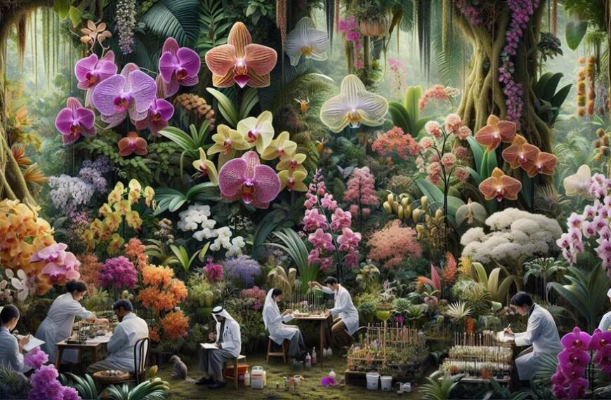 orchid conservation in rainforest