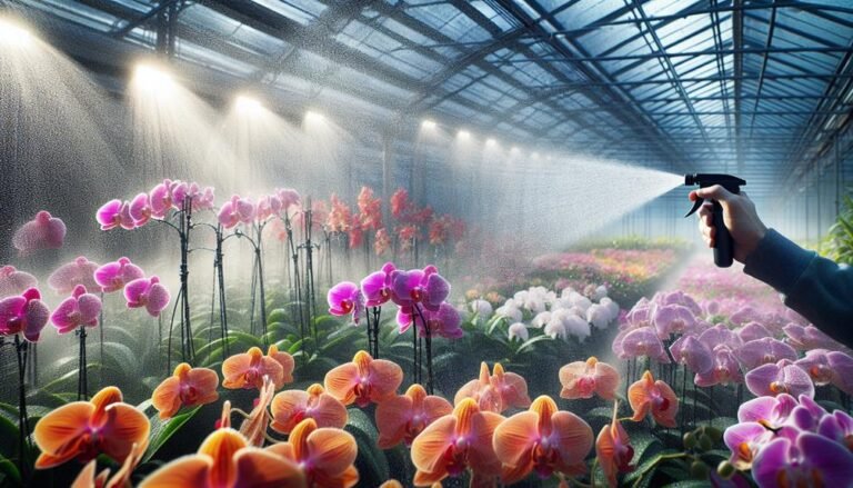 orchid growth humidity control