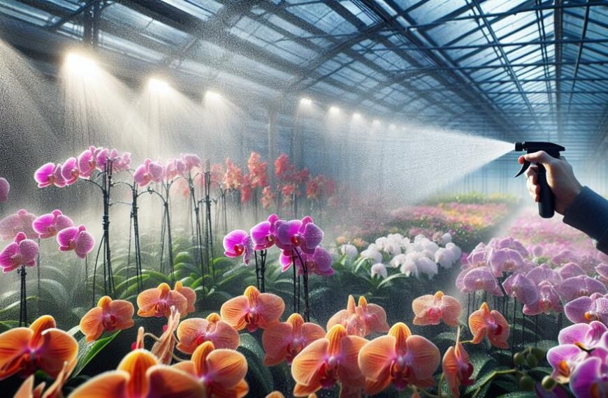 orchid growth humidity control