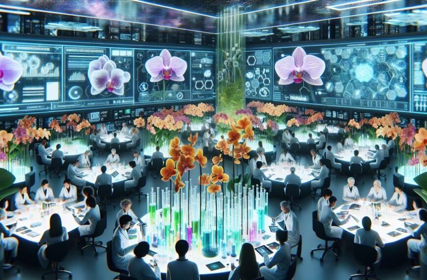 orchid hybridization in fragrance