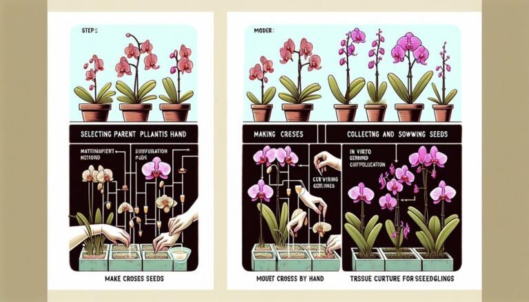 orchid hybridization techniques compared