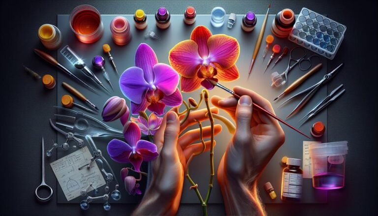 orchid hybridization techniques explained