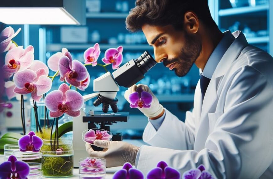 orchid hybridization through tissue culture