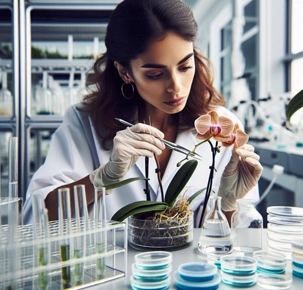 orchid hybridization via tissue culture