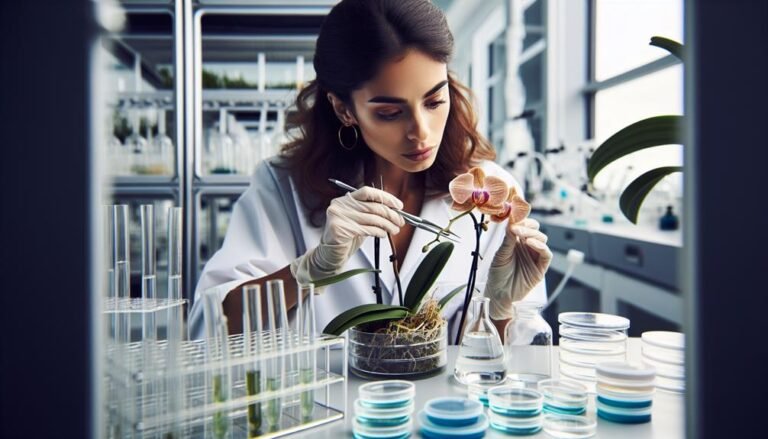 orchid hybridization via tissue culture