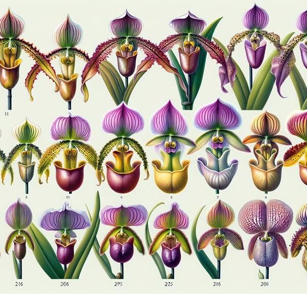 orchid labellum morphology analysis