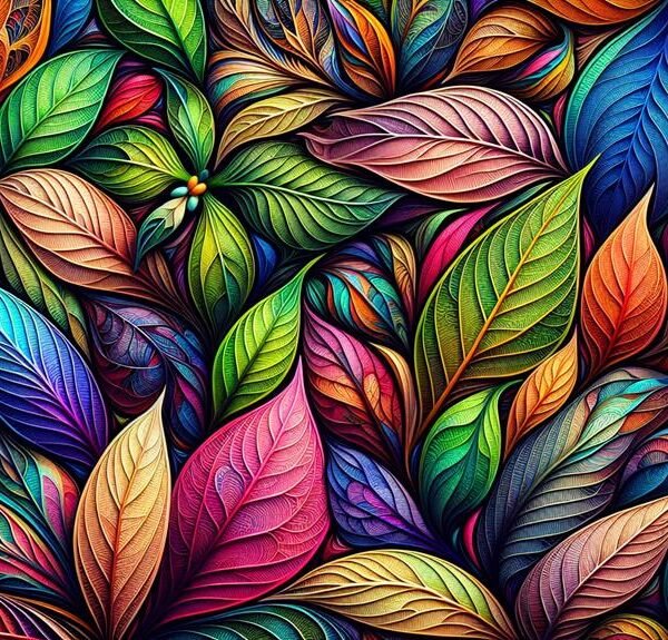 orchid leaf vein patterns