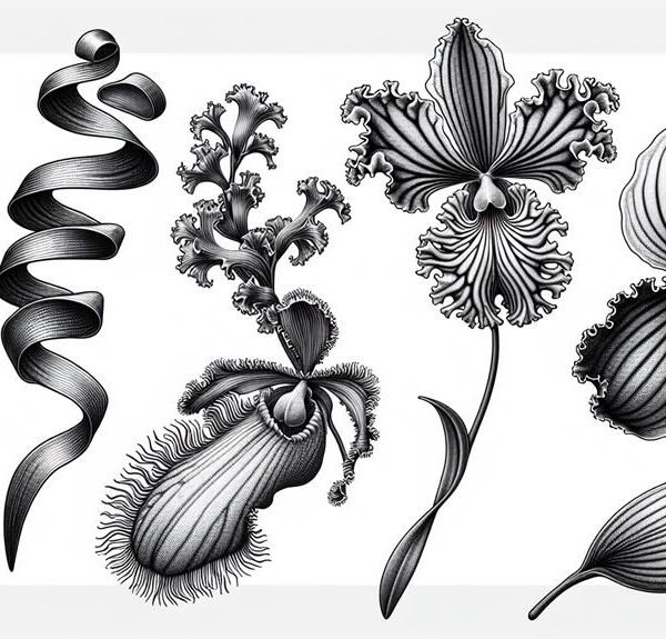 orchid petal shape tips