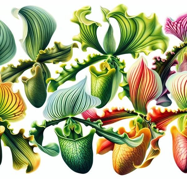 orchid petal shape variety