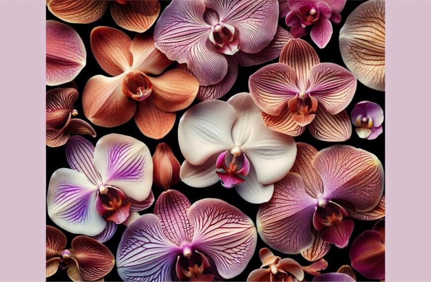 orchid petals quirky shapes