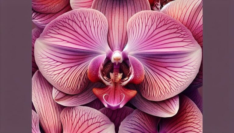 orchid petals vibrant colors