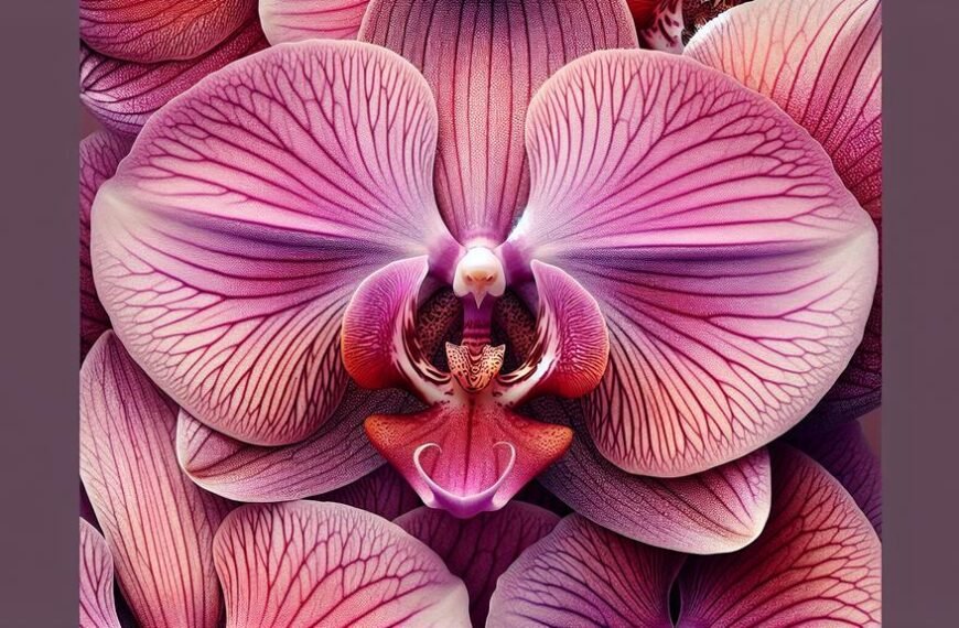 orchid petals vibrant colors