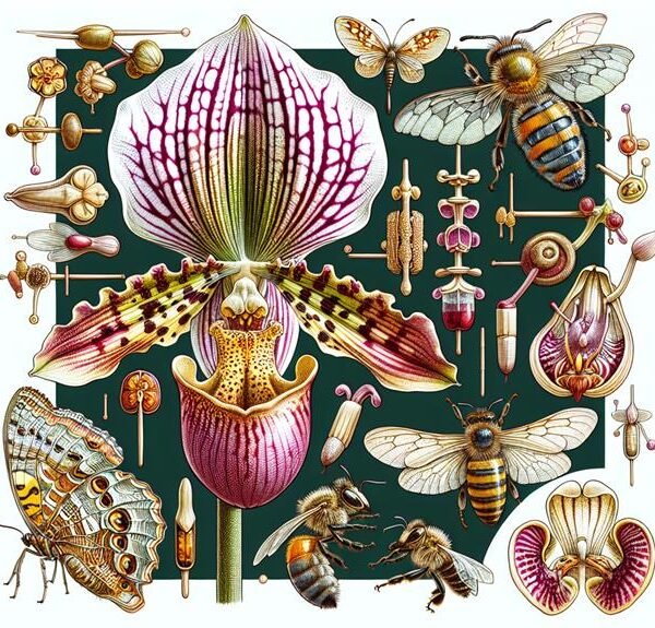 orchid pollination mechanics explained